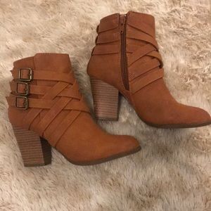 Like New Brown Booties